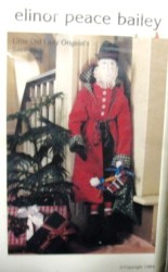 1984 ELINOR PEACE BAILEY 28'' CLOTH ST. NICHOLAS DOLL PATTERN